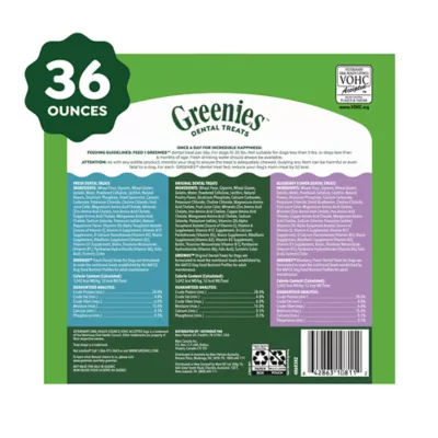 Greenies Petite Natural Adult Dog Dental Treats Variety Pack - Original, Minty & Blueberry - Image 10