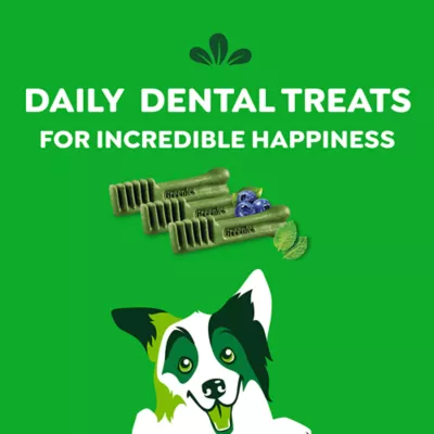 Product Greenies Regular Natural Adult Dog Dental Treats Variety Pack - Original, Minty & Blueberry