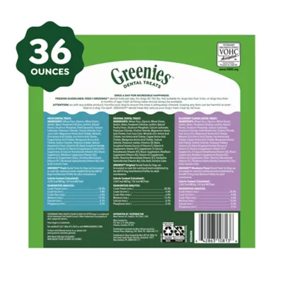Greenies Large Natural Adult Dog Dental Treats Variety Pack - Original, Minty & Blueberry - Image 10