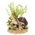 Top Fin® Treasure Skull with Plant Combo Aquarium Ornament image thumbnail 1