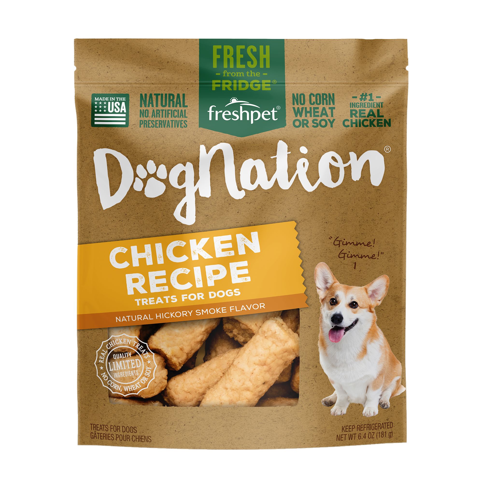 Freshpet Dog Nation Fresh Adult Dog Treat Chicken