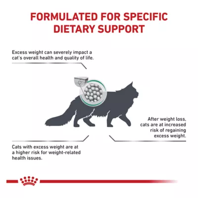 Royal Canin® Veterinary Diet Feline Satiety Support Adult Dry Cat Food - Image 4