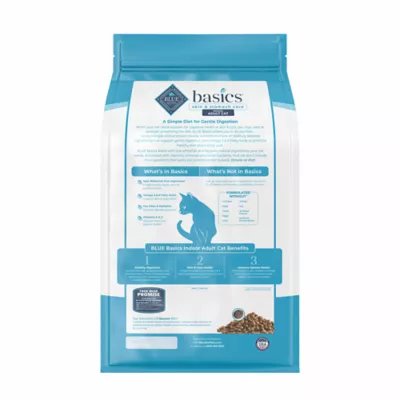 Blue Buffalo Basics Limited Ingredient Fish Potato Dry Cat Food 5 lb bag