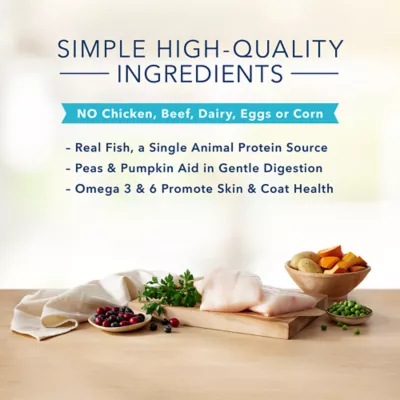 Product Blue Basics Indoor Skin & Stomach Care Adult Cat Food - Limited Ingredient Diet, Whitefish & Potato