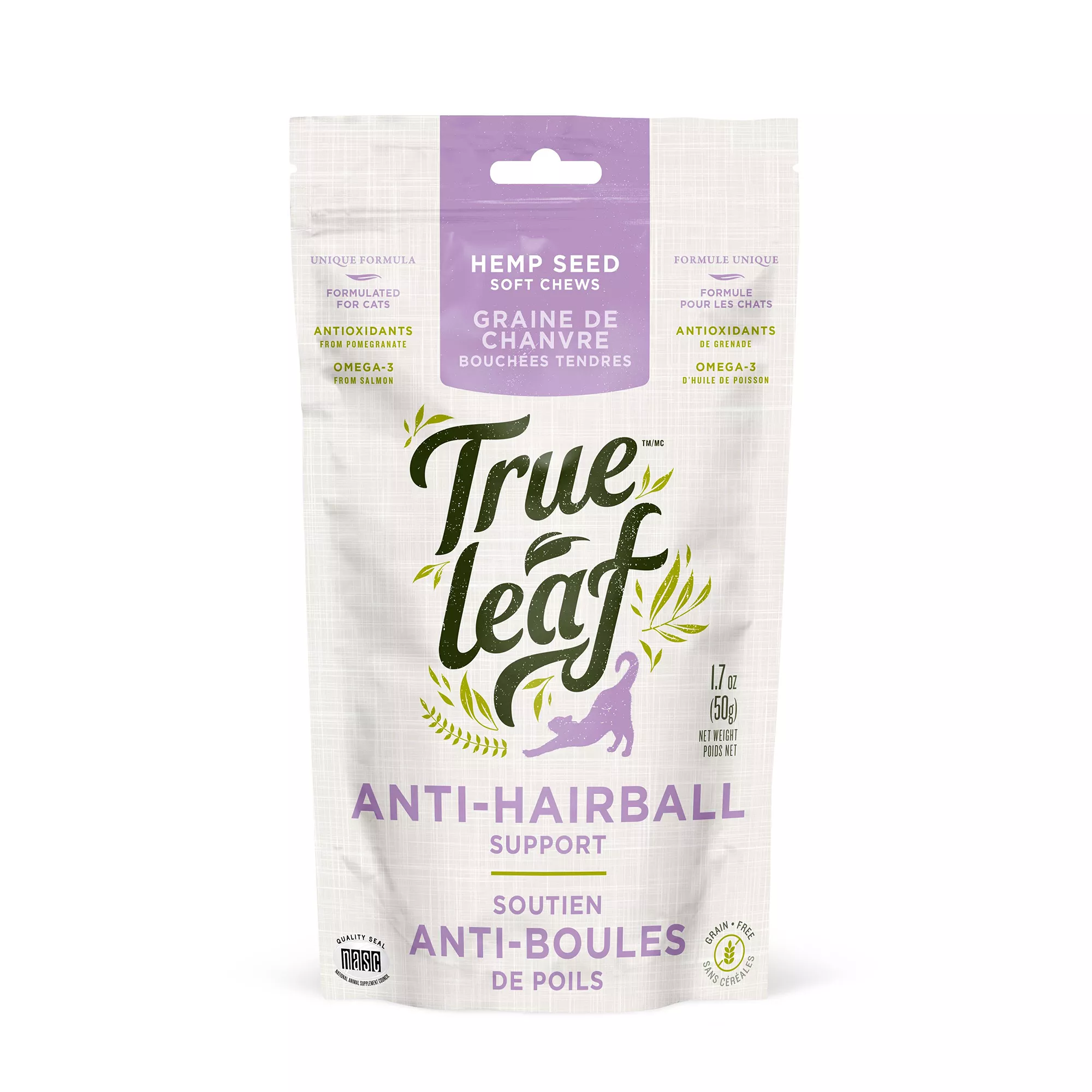 True Leaf Anti-Hairball Cat Treats - Chicken