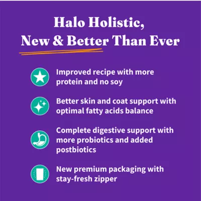 Product Halo Holistic Vegan Plant-Based with Kelp Dry Dog Food