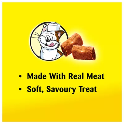 Product Temptations Meaty Bites Adult Cat Treats - Chicken Flavour