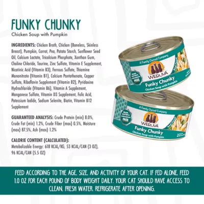 Product Weruva Classics Wet Cat Food - 5.5 oz, Shreds in Pumpkin Soup