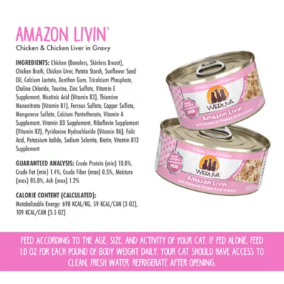 Product Weruva Classics Wet Cat Food - 5.5 oz, Shreds in Gravy
