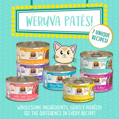 Product Weruva Pate! Wet Cat Food - 3 oz, Pate in a Hydrating Puree