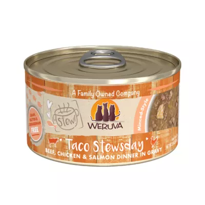 Product Weruva Stew! Wet Cat Food - 2.8 oz, Minced in Gravy