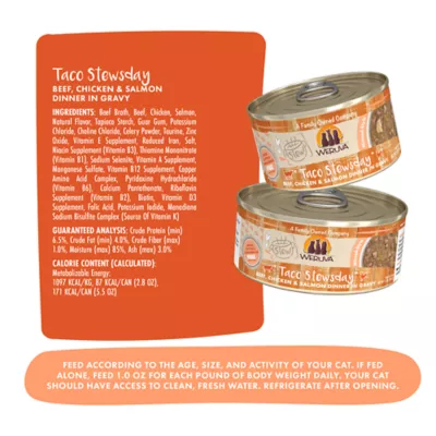 Product Weruva Stew! Wet Cat Food - 2.8 oz, Minced in Gravy