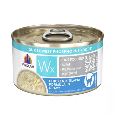 Product Weruva Wx Phos Focused Wet Cat Food - 3 oz, Shreds in Gravy