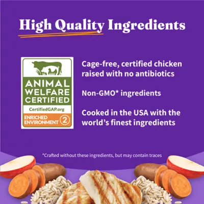 Product Halo Holistic Dry Dog Food - Cage-free Chicken & Brown Rice, Organic