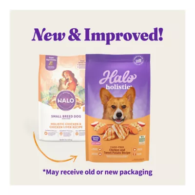 Product Halo Holistic Dry Dog Food - Cage-free Chicken & Sweet Potato, Grain Free