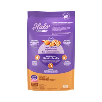 Product Halo Holistic Dry Dog Food - Cage-free Chicken & Sweet Potato, Grain Free