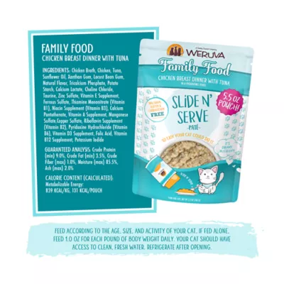 Product Weruva Slide N' Serve Wet Cat Food - Pate in Hydrating Puree, 5.5 OZ