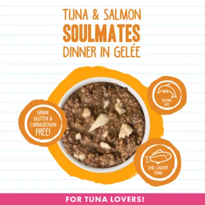 Product B.F.F. Originals Minced! For Tuna Lovers Wet Cat Food - 10 oz, Minced in Gelee
