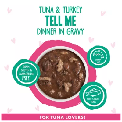 Product Weruva B.F.F. OMG Gravy! For Tuna Lovers Wet Cat Food - Minced in Gravy, 5.5 OZ