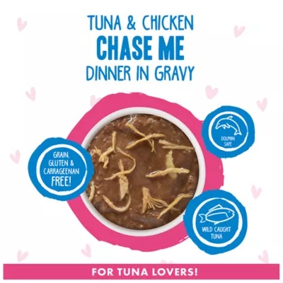 Product Weruva B.F.F. OMG Gravy! For Tuna Lovers Wet Cat Food - Minced in Gravy, 5.5 OZ