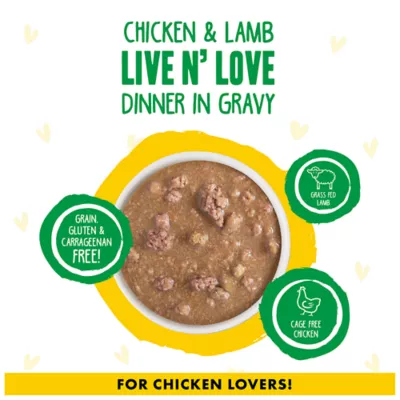 Product B.F.F. OMG Gravy! For Chicken Lovers Wet Cat Food - 2.8 oz, Minced in Gravy