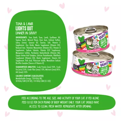 Product Weruva B.F.F. OMG Gravy! For Tuna Lovers Wet Cat Food - Minced in Gravy, 2.8 OZ