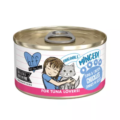 Product B.F.F. Originals Minced! For Tuna Lovers Wet Cat Food - Minced, 3 OZ