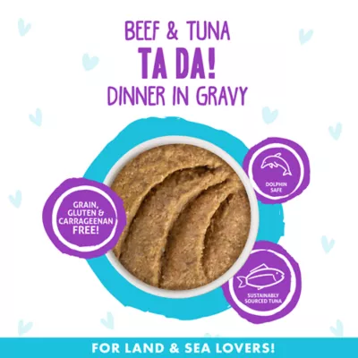 Product B.F.F. PLAY Pate! For Land & Sea Lovers Wet Cat Food - 3 oz, Pate in a Hydrating Puree