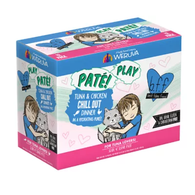 Product Weruva B.F.F. PLAY Pate! For Tuna Lovers Wet Cat Food - Pate in a Hydrating Puree, 3 OZ