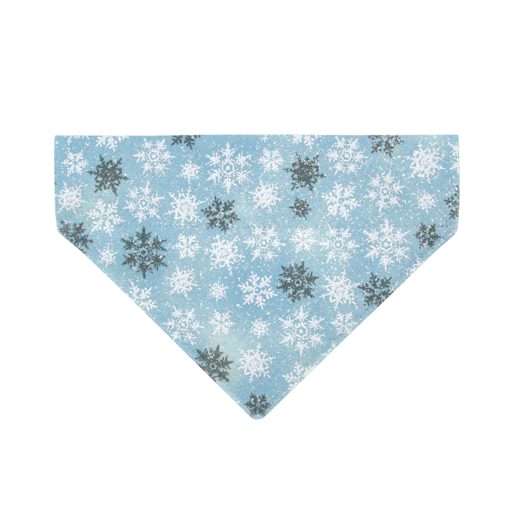 Made By Cleo Bandana- Blue Snowflake