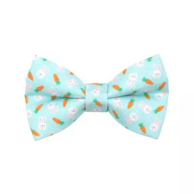 Product Made By Cleo® Easter Bunnies & Carrots Cat Bow Tie