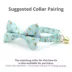 Made By Cleo® Easter Bunnies & Carrots Cat Bow Tie image thumbnail 2