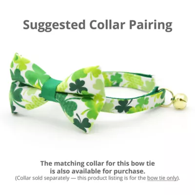 Product Made By Cleo® St. Patrick's Day Shamrock Spirit Cat Bow Tie