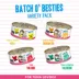 B.F.F. Originals Minced! For Tuna Lovers Batch O' Besties Adult Cat Wet Food - Variety Pack, 8 ct image thumbnail 2