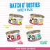 B.F.F. Originals Minced! For Tuna Lovers Batch O' Besties Adult Cat Wet Food - Variety Pack, 12 CT image thumbnail 2