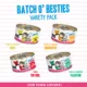 Product B.F.F. Originals Minced! For Tuna Lovers Batch O' Besties Adult Cat Wet Food - Variety Pack, 12 CT