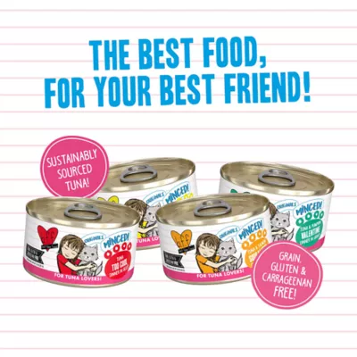 Product B.F.F. Originals Minced! For Tuna Lovers Batch O' Besties Adult Cat Wet Food - Variety Pack, 12 CT