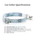 Made By Cleo® Snowflakes Breakaway Cat Collar image thumbnail 2