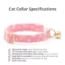 Made By Cleo® Snowflakes Breakaway Cat Collar image thumbnail 2