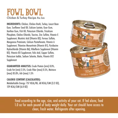 Product Weruva Cats in the Kitchen Originals Wet Cat Food - Shreds in Au Jus, 6 OZ