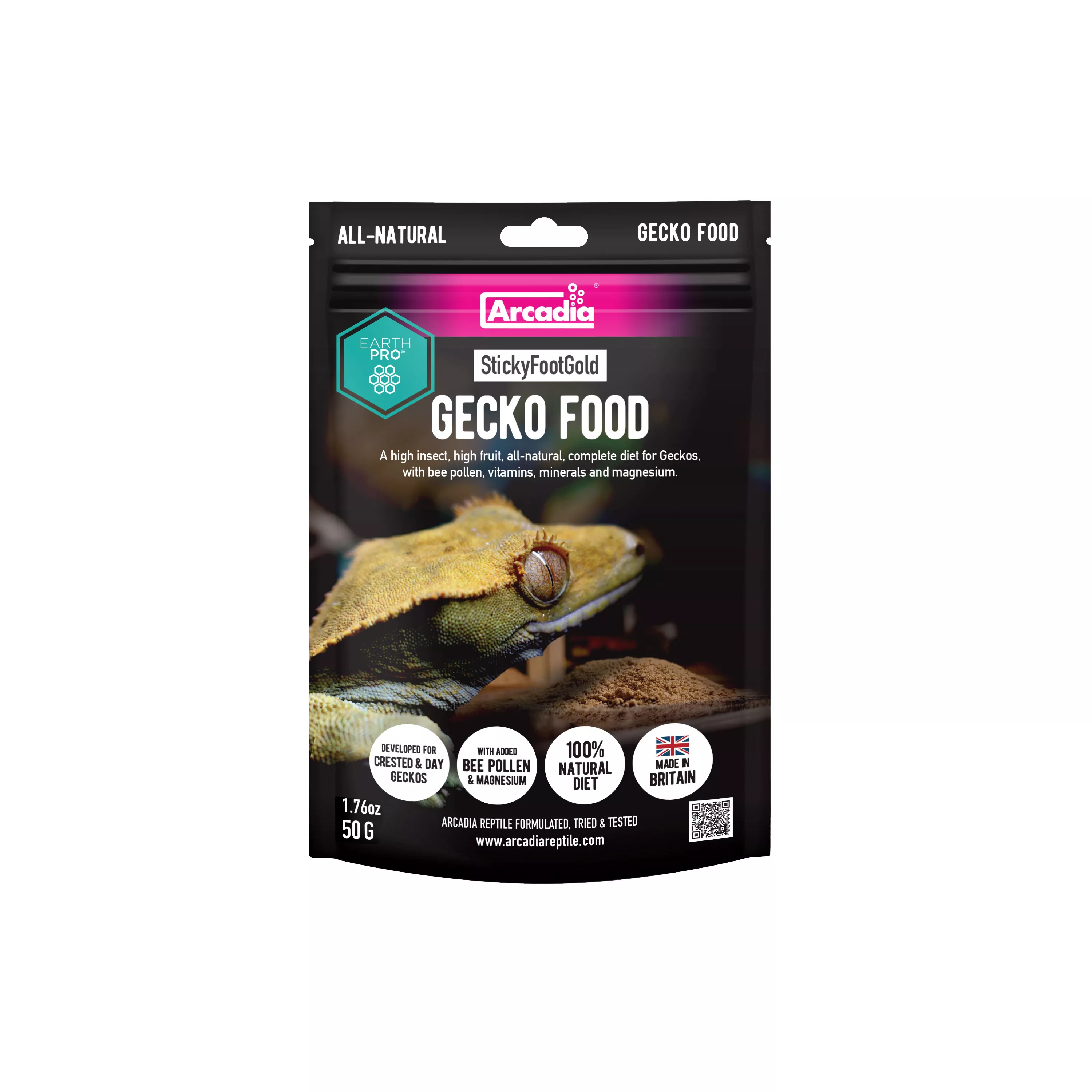 Arcadia EarthPro-StickyFoot Gold Gecko Food