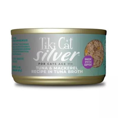 Product Tiki Cat Silver Senior Wet Cat Food - Natural, 2.4oz