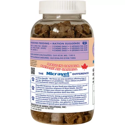 Product MicraVet PhD Daily Regime Gut Health Soft Chew Digestive Aid Supplements for Dogs, 300G