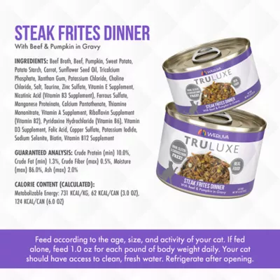 Product Weruva TruLuxe Wet Cat Food - Grain, Gluten & Carrageenan Free, Shreds in Gravy, 3 OZ