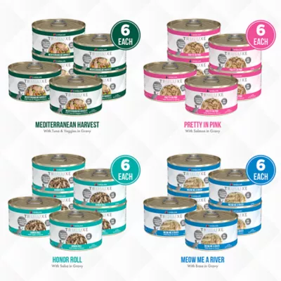 Product Weruva TruLuxe Trusurf Adult Cat Wet Food - Variety Pack, 24 ct