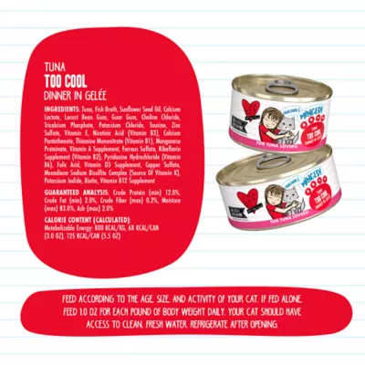 Product Weruva B.F.F. Originals Minced! For Tuna Lovers Wet Cat Food - Minced in Gravy, 3 OZ