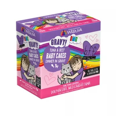 Product B.F.F. OMG Gravy! For Tuna Lovers Wet Cat Food - 3 oz, Minced in Gravy