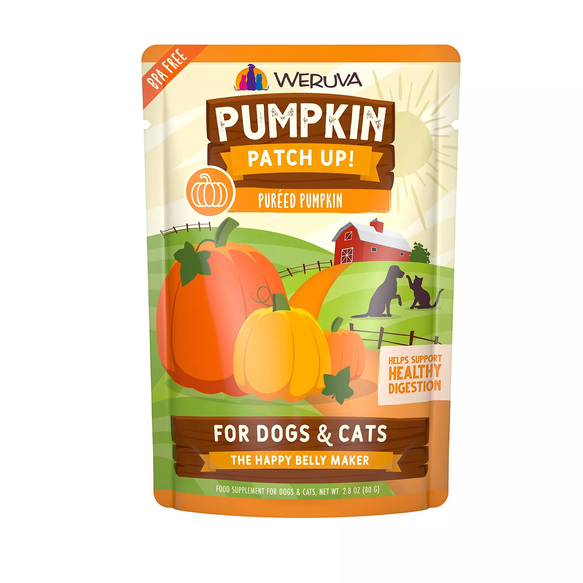 Pumpkin Patch Up! Supplement for Cats and Dogs - 2.8 oz, Pureed Pumpkin