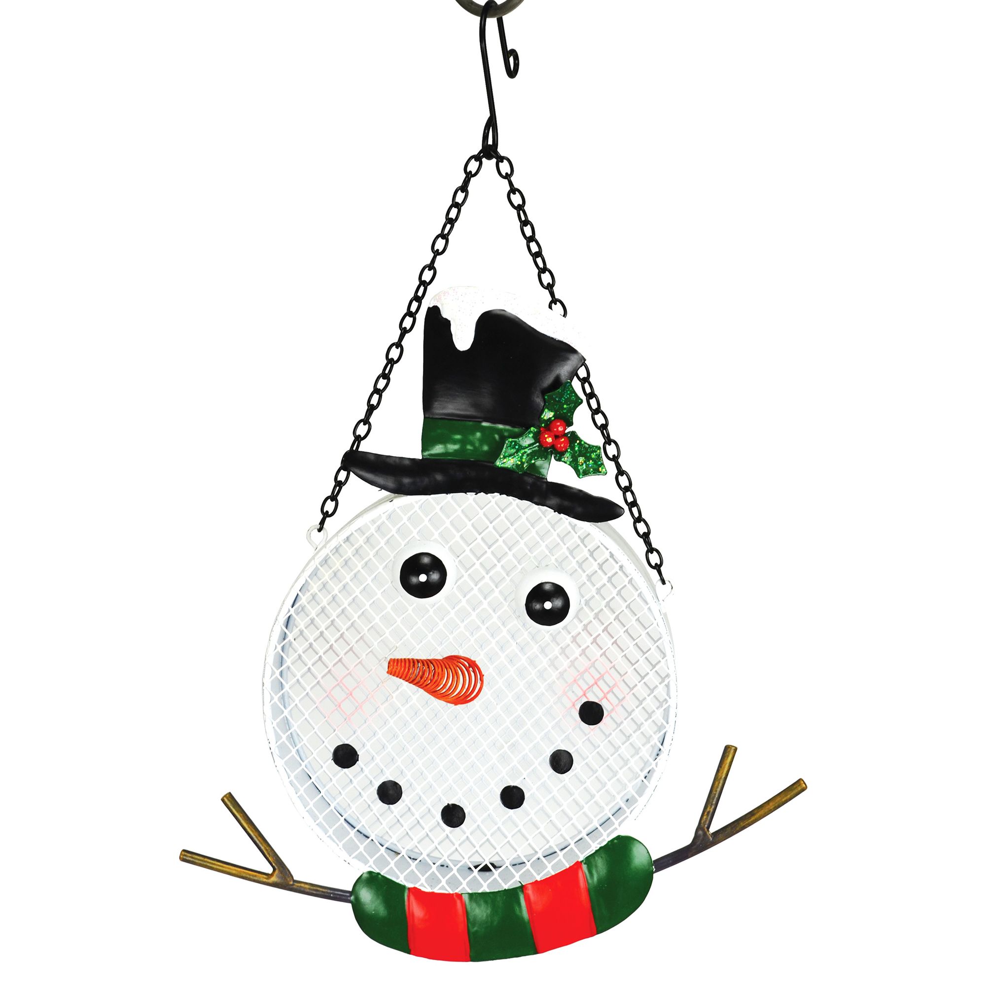 Songbird Essentials Snowman Mesh Bird Feeder bird Outdoor Feeders