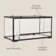 Product Thrive Open Glass Reptile Terrarium - 40 Gallon